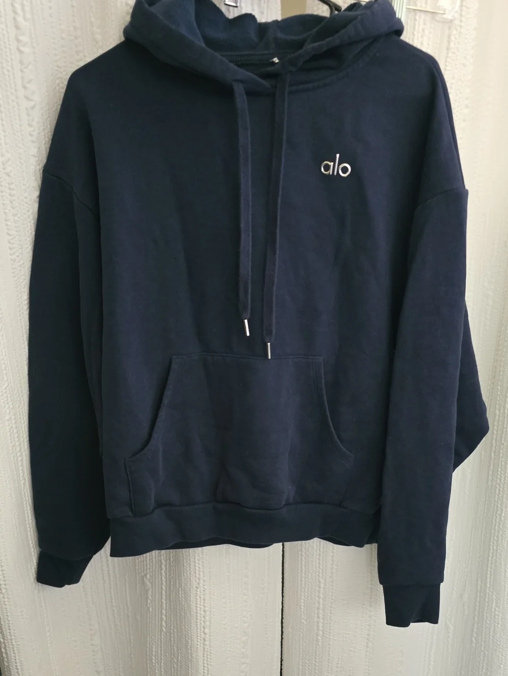 ALO Yoga Navy Blue Pullover Hoodie